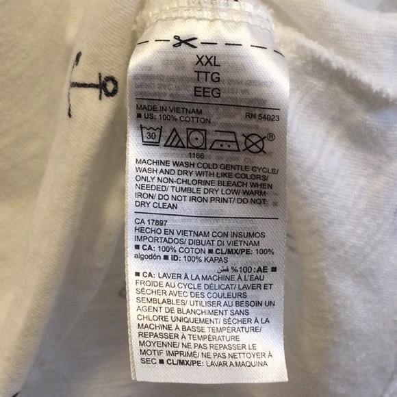 Old Navy XXL nautical anchor lightweight tee shirt - Picture 4 of 4